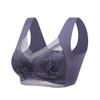 3pcs Contrast Lace Wireless Bras, Comfy & Breathable Push Up Bra, Women's Lingerie & Underwears
