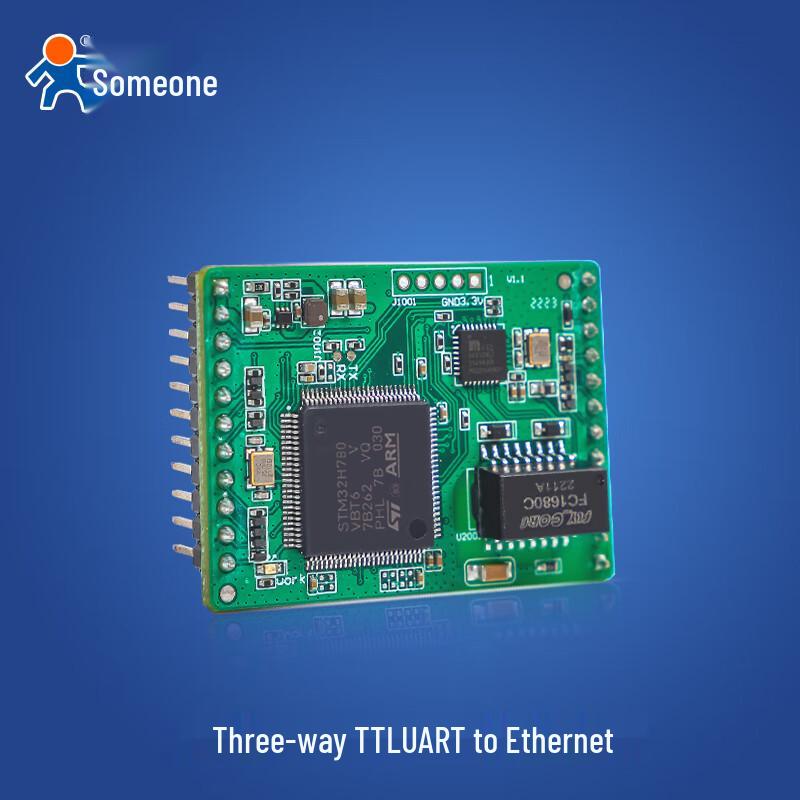 Промышленный 3-портовый последовательный в Ethernet IoT-модуль