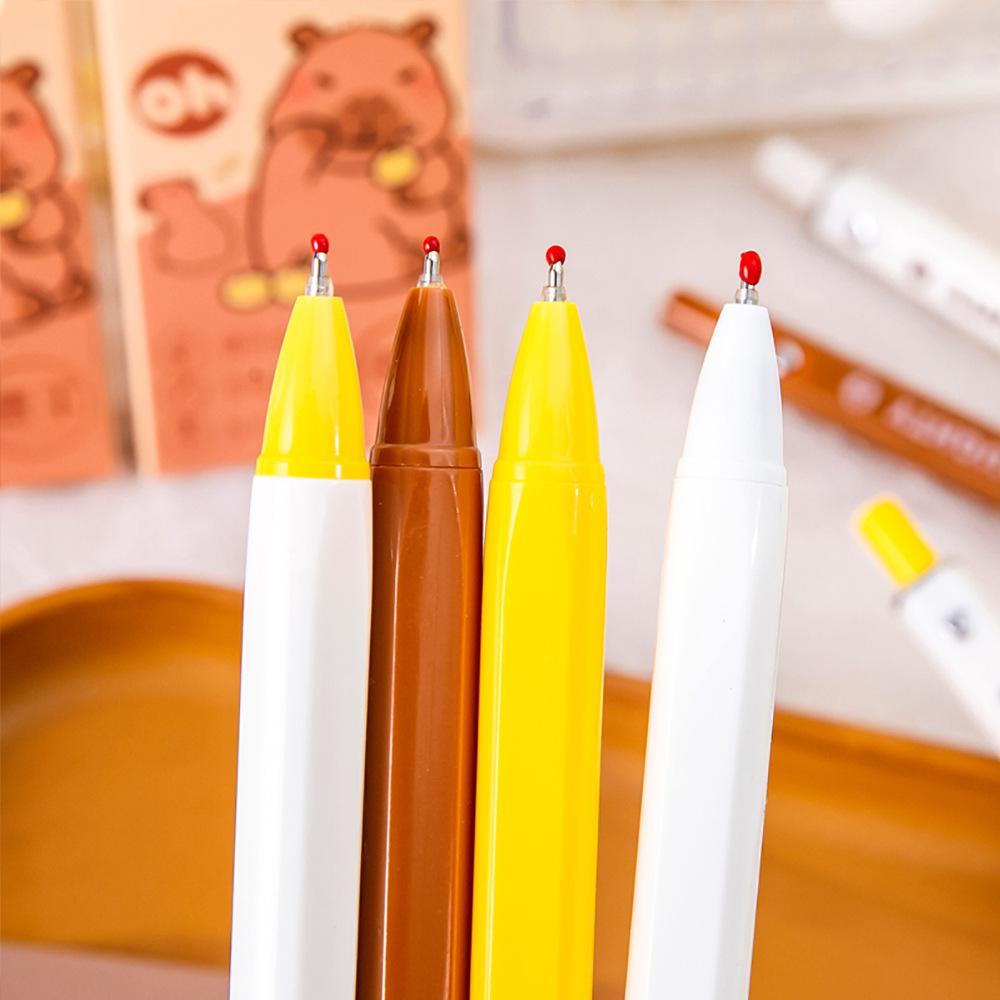 1 коробка 4 шт. милые животные Kabipbala для девочек и мальчиков гелевые ручки пресс для офиса подарок школьные принадлежности канцелярские принадлежности Kawaii забавные ручки