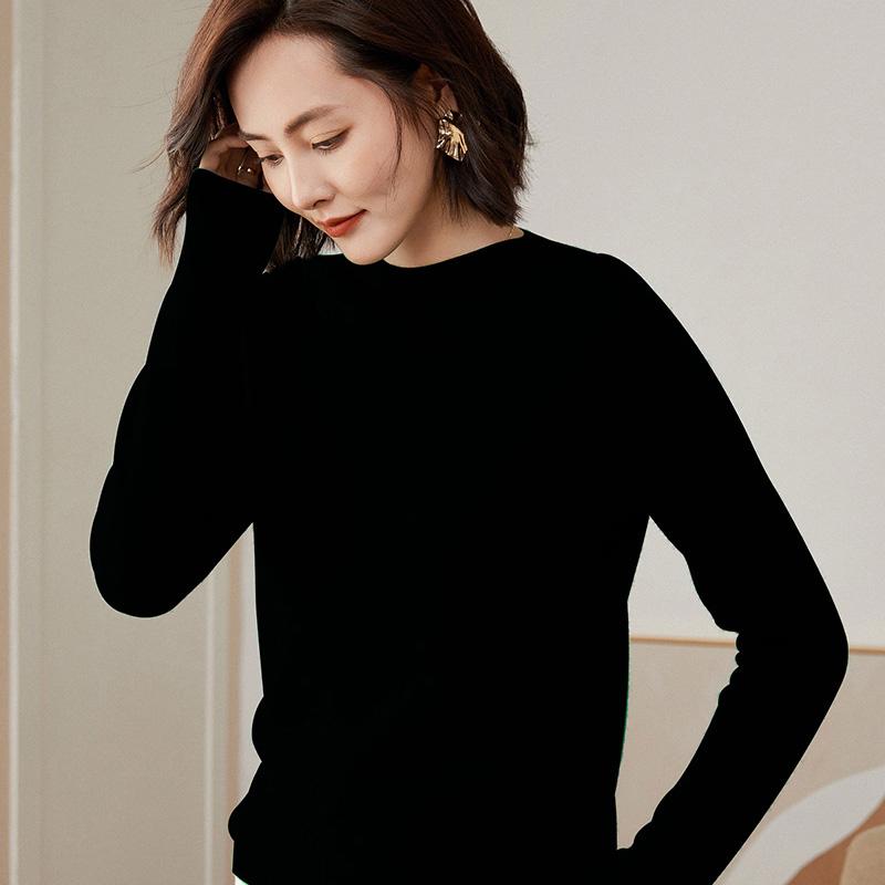Женский свитер из 100% мериносовой шерсти, СОВРЕМЕННЫЙ НОВЫЙ кашемировый свитер SAGA, вязаный пуловер, зимний теплый женский джемпер, вязаный топ