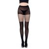 Halloween 2024 Black & White Rose Cross One-Piece Pantyhose - European & American Style