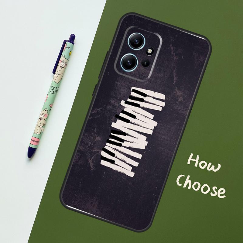 Минималистичный чехол для любителя музыки для Xiaomi Redmi Note 14 Pro 13 9 10 11 12 12S Чехол для Redmi 15C 15 13C 12C 14C 10C