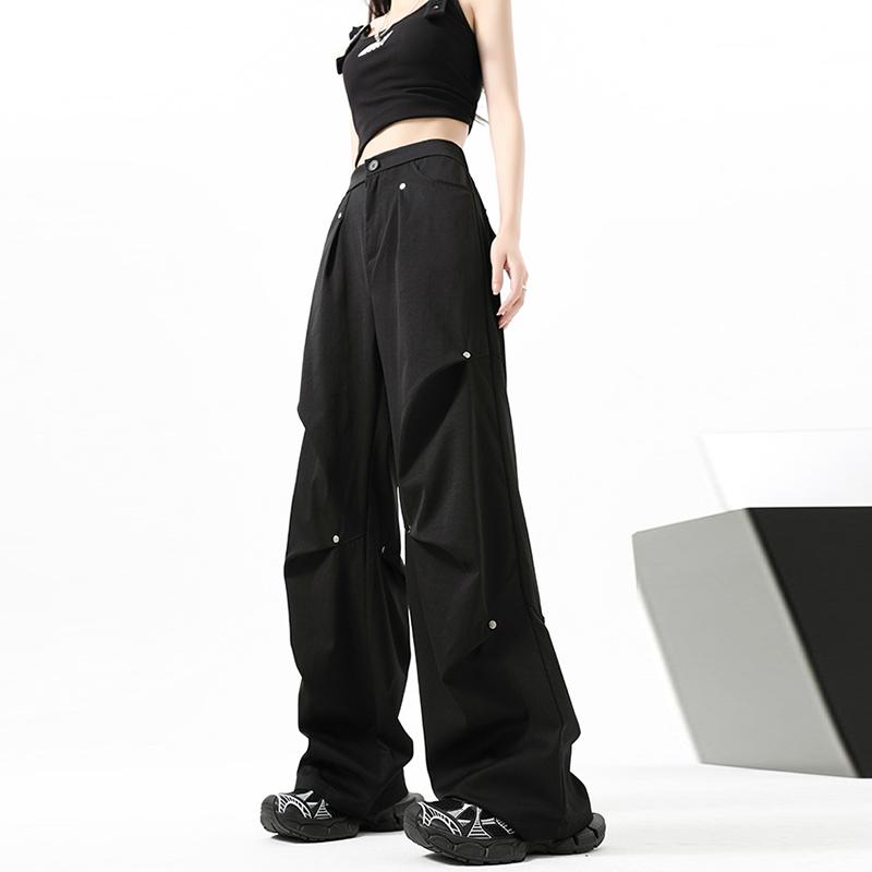 Женские теплые брюки-карго с флисовой подкладкой, свободные повседневные брюки прямого покроя с высокой талией, модные и удобные спортивные брюки