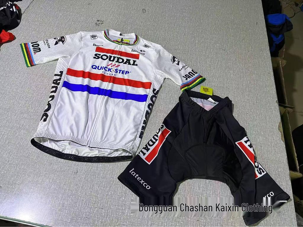 Унисекс Командная версия Дышащий Быстросохнущий Велокомплект - Короткий рукав