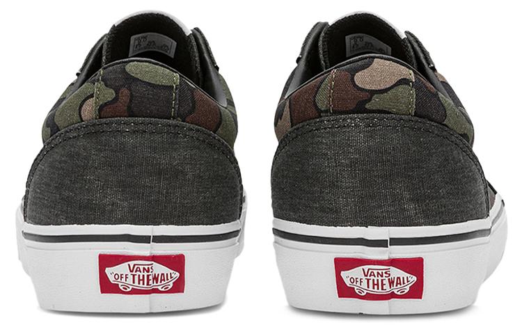 Vans Кеды Ward Low Top Повседневные Скейт-обувь Серый Зеленый Камуфляж 'Серый Зеленый Коричневый' VN0A5HTSBLK