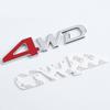 3D металлические наклейки на автомобиль, эмблема 4WD, стандартные модифицированные наклейки, задняя крышка, боковая маркировка 4-колесного автомобиля, внешние детали