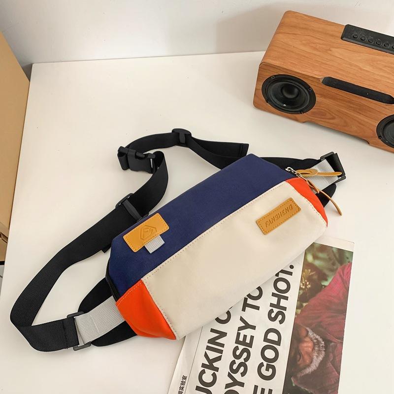Дорожная сумка для пары контрастного цвета, поясная сумка, маленькая квадратная сумка через плечо