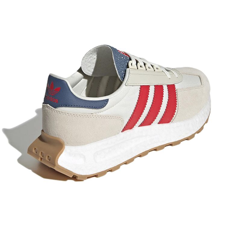 adidas Retropy E5 Off White Ярко-красные кроссовки унисекс Кремовый алюминий GW6776