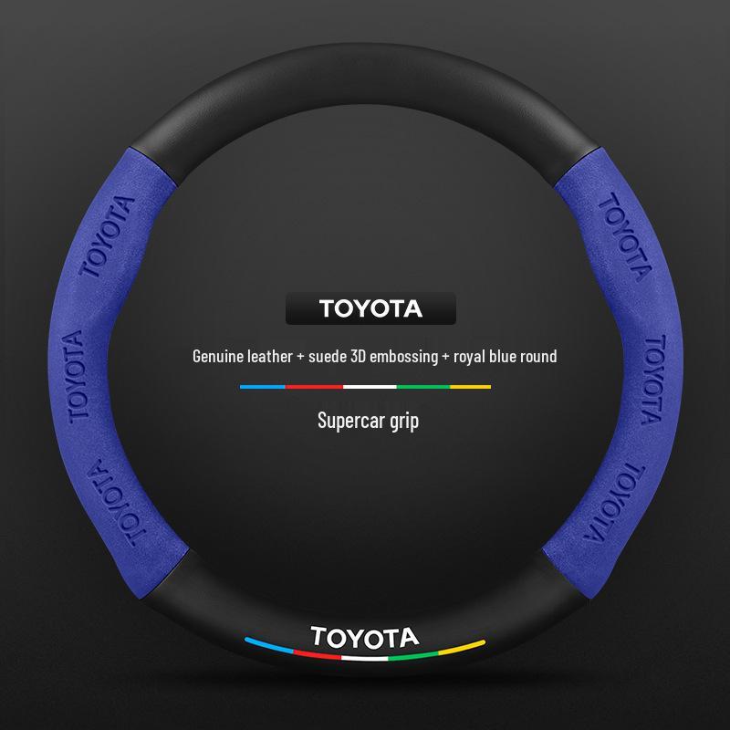 Оригинальная кожаная замшевая накладка на руль из углеродного волокна для Toyota Avalon (Модели 2021-2026 гг.) - Ультратонкий дизайн