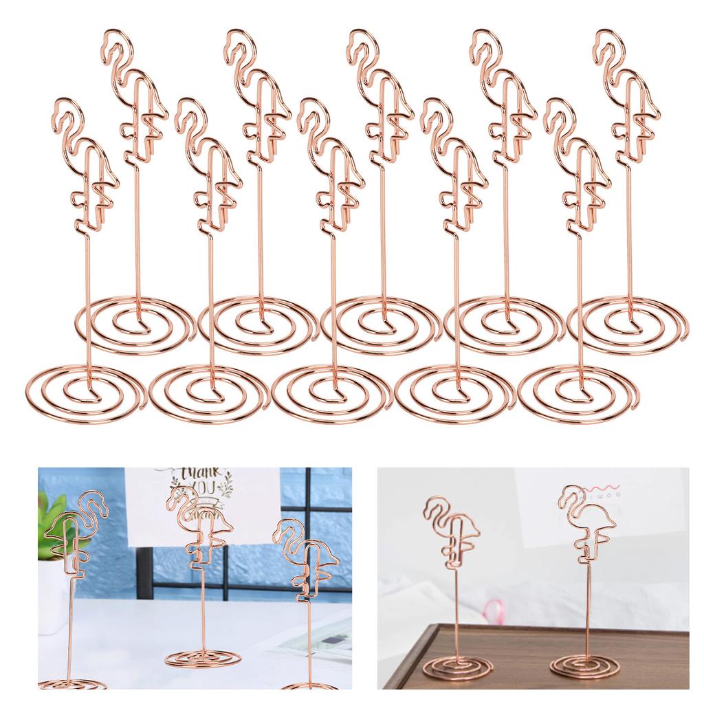 10 шт. зажим для сообщений, настольные карточки, металлические, настольные, фото, заметка, картинка, домашний бизнес, товары для творчества