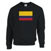 Толстовка - PIXELFORMA - Drapeau de la Colombie - Noir - Manches longues - Mixte
