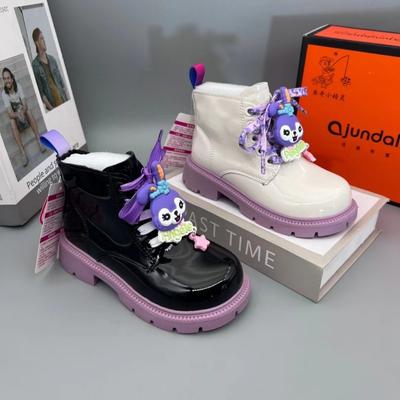 Модные детские бархатные термокожаные ботинки спортивная обувь детские кроссовки повседневная обувь