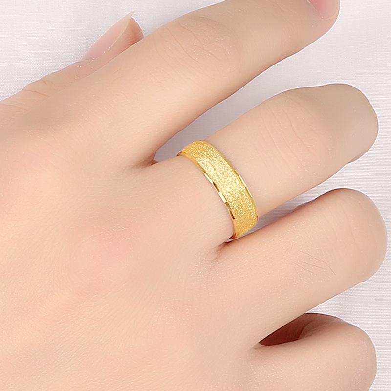 Flash Sand Sand - Тип открытия Мужское властное модное мужское кольцо