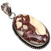 Pendant Wild Horse Jasper Gemstone Gift For Her Silver Jewelry 2"