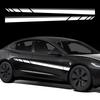 Наклейки на боковые двери кузова автомобиля, Автомобильная виниловая пленка, Водонепроницаемые, Спортивный стиль, Автомобильное украшение, Декаль, Аксессуары для Tesla Model 3