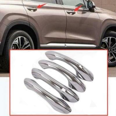 ПОДХОДИТ Для Hyundai Santa Fe Хромированная ABS накладка на ручку двери Новая