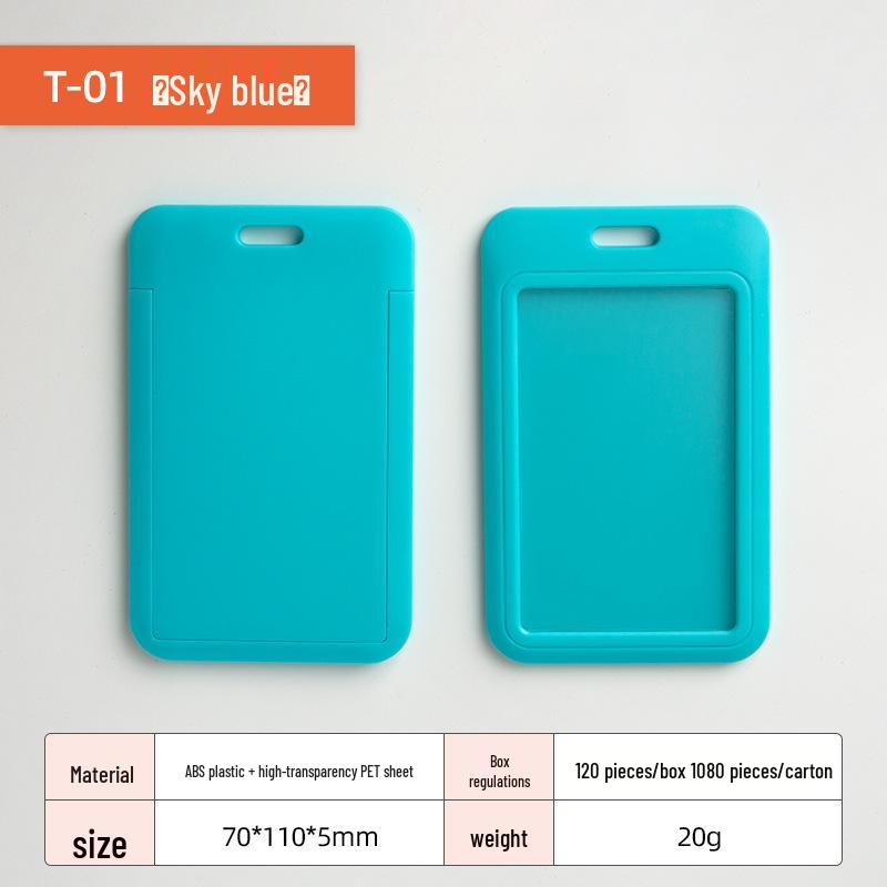 Student Campus ID and Access Card Holder for Bus, Meal, Room Cards - Hard Shell, Custom Printing Available.