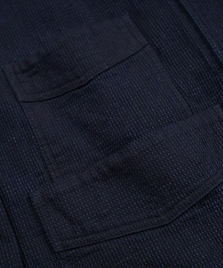 FRIZMWORKS Double Pocket Coverall Jacket _ Sashiko Indigo