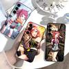 Love Live-Чехол для телефона Нисикино Маки Для Samsung Galaxy A73,A72,A71,A70,A52,A51 Другие Мягкий Черный Чехол