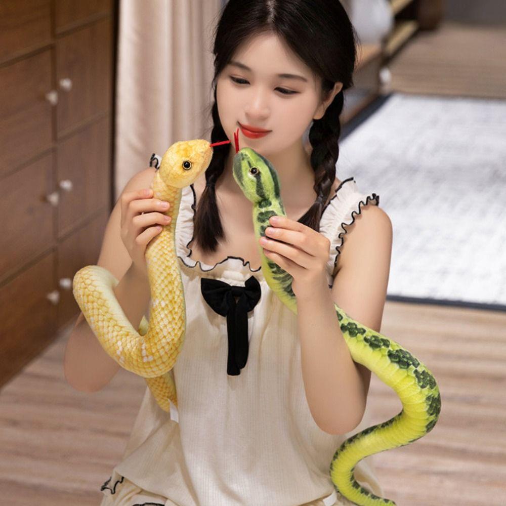 Fake Anaconda Simulated Snake Plush Toy Little Snake Snake Stuffed Plush Doll Mischievous