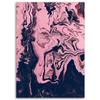 Canvas print, Painted pink abstraction