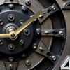 Настенные часы 2D Flat Gear, на батарейках, декоративные часы для столовой, домашний декор