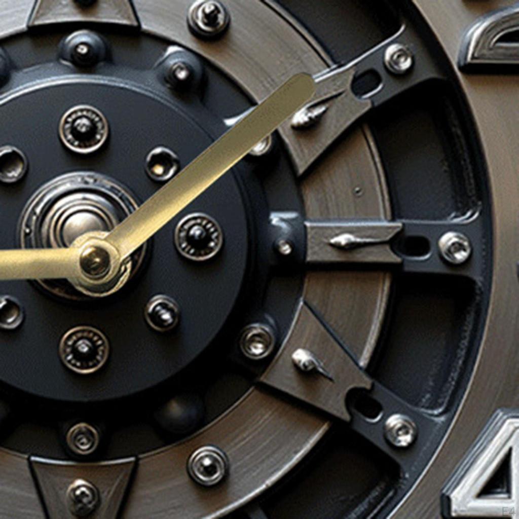 Настенные часы 2D Flat Gear, на батарейках, декоративные часы для столовой, домашний декор