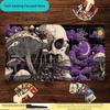 Magic The Gathering Череп Гриб Коврик для игры MTG Play Mat с зонами Прошитые края mmmm Толстый