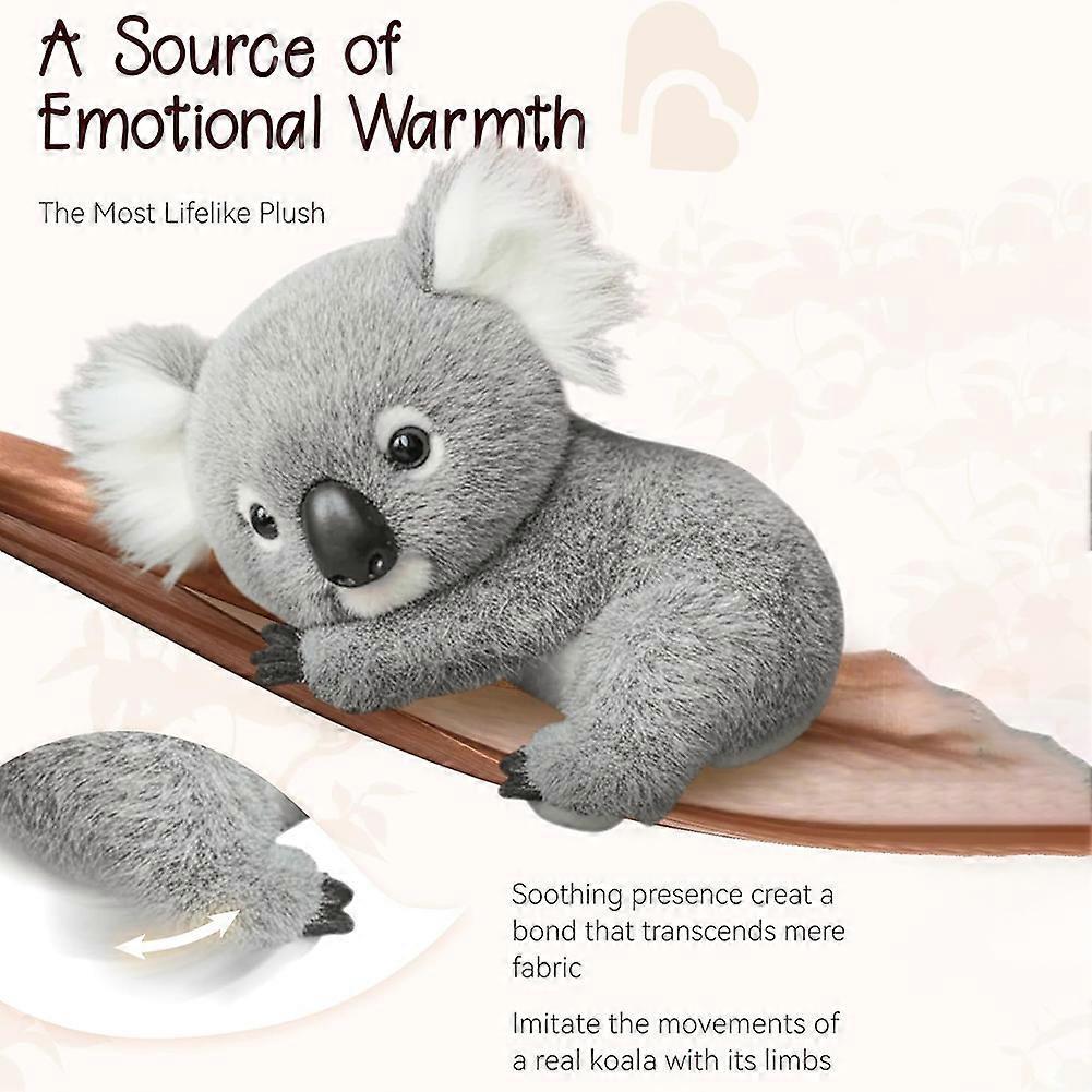 Koaly - The Koaly Emotional Healing On Demand, Koaly Plush For Emotional Support, Mimics Natural Movements For Realistic Comfort, Cuddly Stuffed Doll