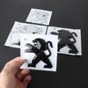 2026 Hot Car Sticker Car Front Hood Badge Rear Trunk Lid Emblem Sticker Decoration For Peugeot 5008 107 106 206 307 308 3008 207