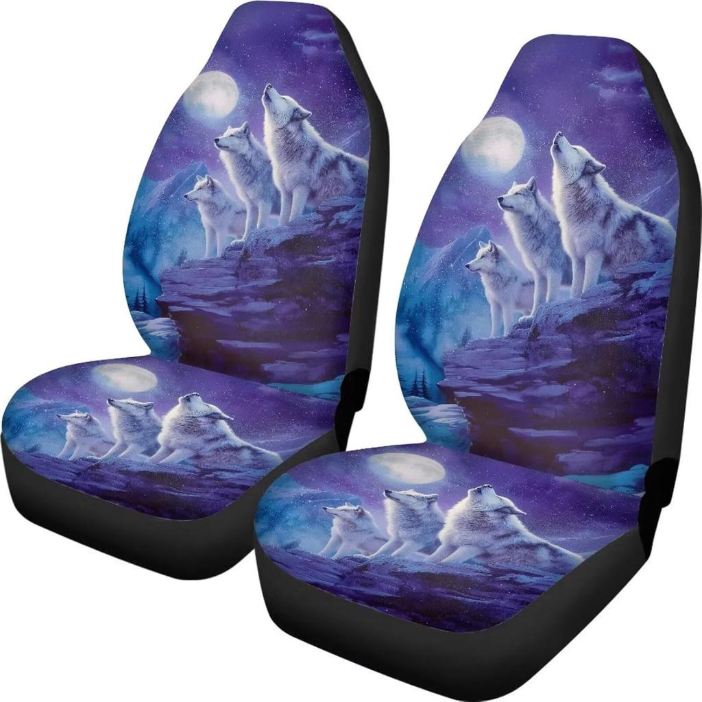Talayituse Boho Dragonfly Print Car Seat Covers Set of 2, Breathable Front Bucket Seats Protector Auto Interior Accessories Decor Universal for Truck