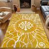 Mysterious Pattern Sri Yantra Carpet Rug for Living Room Bedroom Sofa Doormat Decor Kids Play Home Area Rug Non-slip Floor Mat