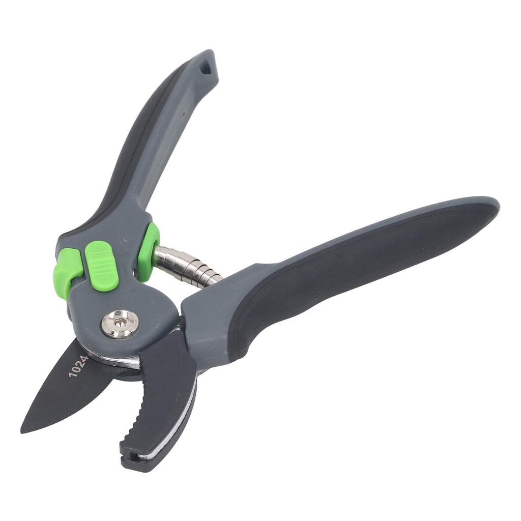Ratchet Pruning Shears Heavy Duty Gardening Tool Tree Trimming Bypass Hand Pruner 8.5in for