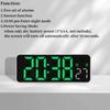 Цифровой будильник с питанием от USB Отображение даты Функция синхронизации Регулировка яркости Два набора будильников 12/24-часовой режим повтора Светодиодные часы
