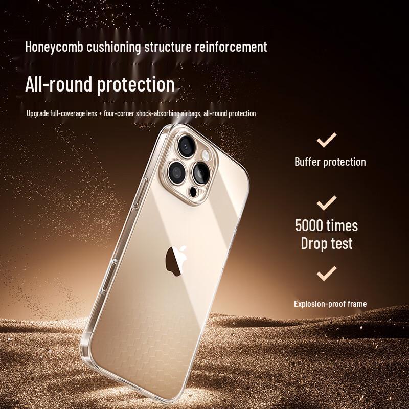 Baseus iPhone 15 Pro Transparent Heat Dissipating Phone Case