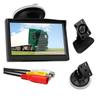 Indoors 5" 800X480 TFT LCD HD Screen Monitor with Dual Mounting Brackets for Car Backup Camera/Rear View/DVD/Media Player