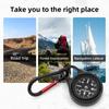Маленький брелок для выживания на молнии, мини-компас для походного рюкзака, кемпинга, походного карманного навигатора, инструмента для приключений