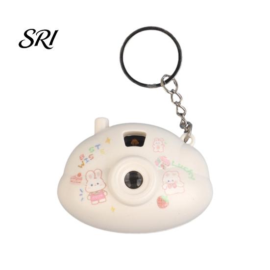 Handheld Projection Toy Mini Cartoon Camera Keychain with Slide Projector Light Kids Pendant for For Children Bags Backpacks Fun Gift & Grab