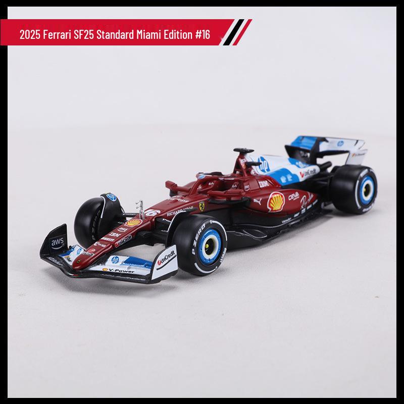 Ferrari 2025 SF25 Formula 1 Alloy Car Model 1:43 Scale