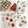 Pack of 6 Elegant Glass Christmas Balls Ornament Add Festive Atmospheres To Your Home Decorations Porches Window Decor