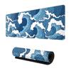 Office Japanese Non-Slip Large Sea Wave Mice Mat Mouse Pad Desk Pad