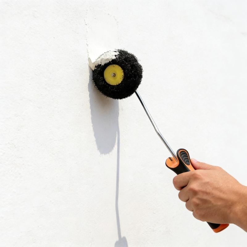 Drywall Corner Compound Roller Shed Resistant Corner Drywall Mud Roller Edge Paint Brush For Professional Mudding