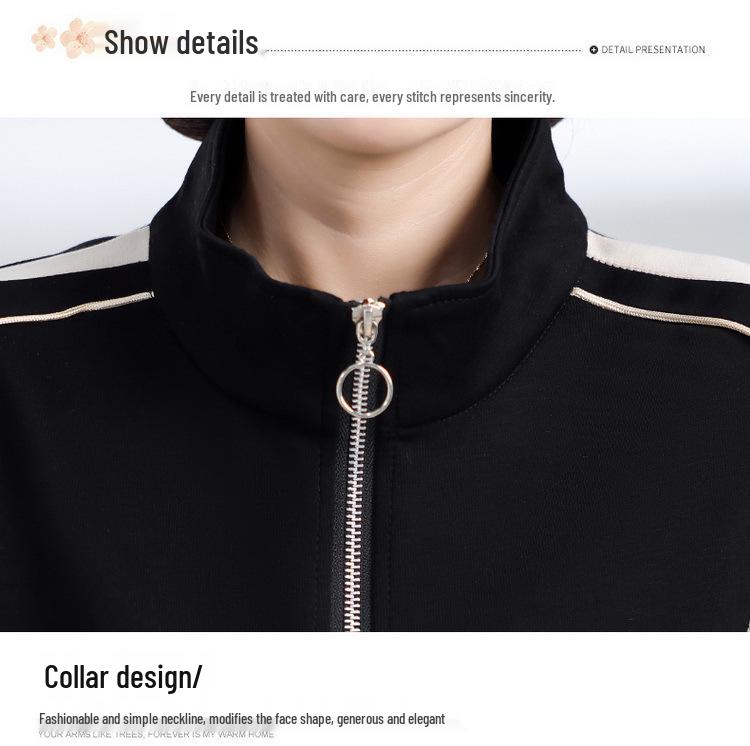 Женский повседневный облегающий спортивный костюм 2024: Элегантный костюм-двойка для весны и осени