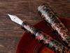 WANCHER World Tsugaru Lacquer Collection Fountain Pen Extra Fine Blackened Natural Tsugaru a Traditional Japanese (EF Point) - Wood, Lacquerware,