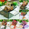 Gift Paper Flowers Girlfriend Mothers Day Cards Fashion Thanksgiving Greeting Cards