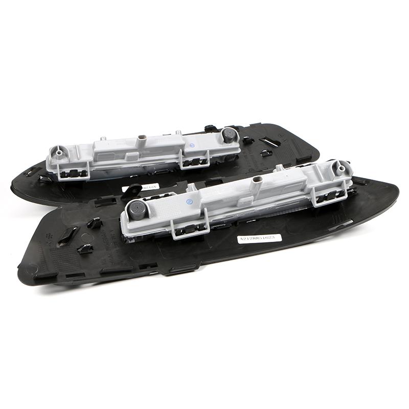 JIUWAN Автомобильные светодиодные дневные ходовые огни DRL, противотуманные фары, пригодные для Mercedes B enz W212 E250 E300 E350 2009-2013 2128851574 2128851674