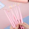 10pcs Creative Sakura Neutral Pen Small Fresh Cute Flower Pen Student Writing Signature Pen Water Pen