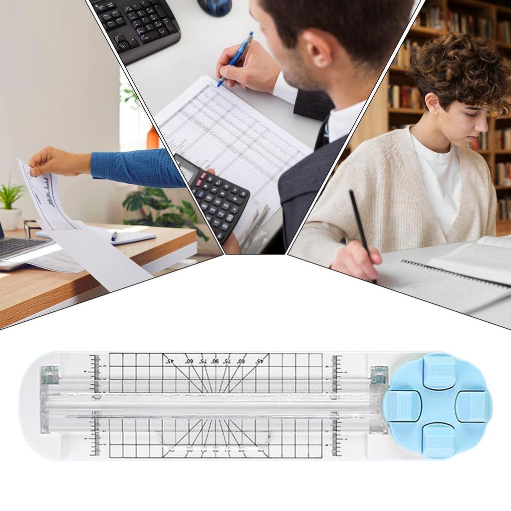 Manual Paper Trimmer Spare Knife Machine Paper Cutter Sliding Multi-Function 4-in-1 Paper Cutter Cutting Cardboard Tool