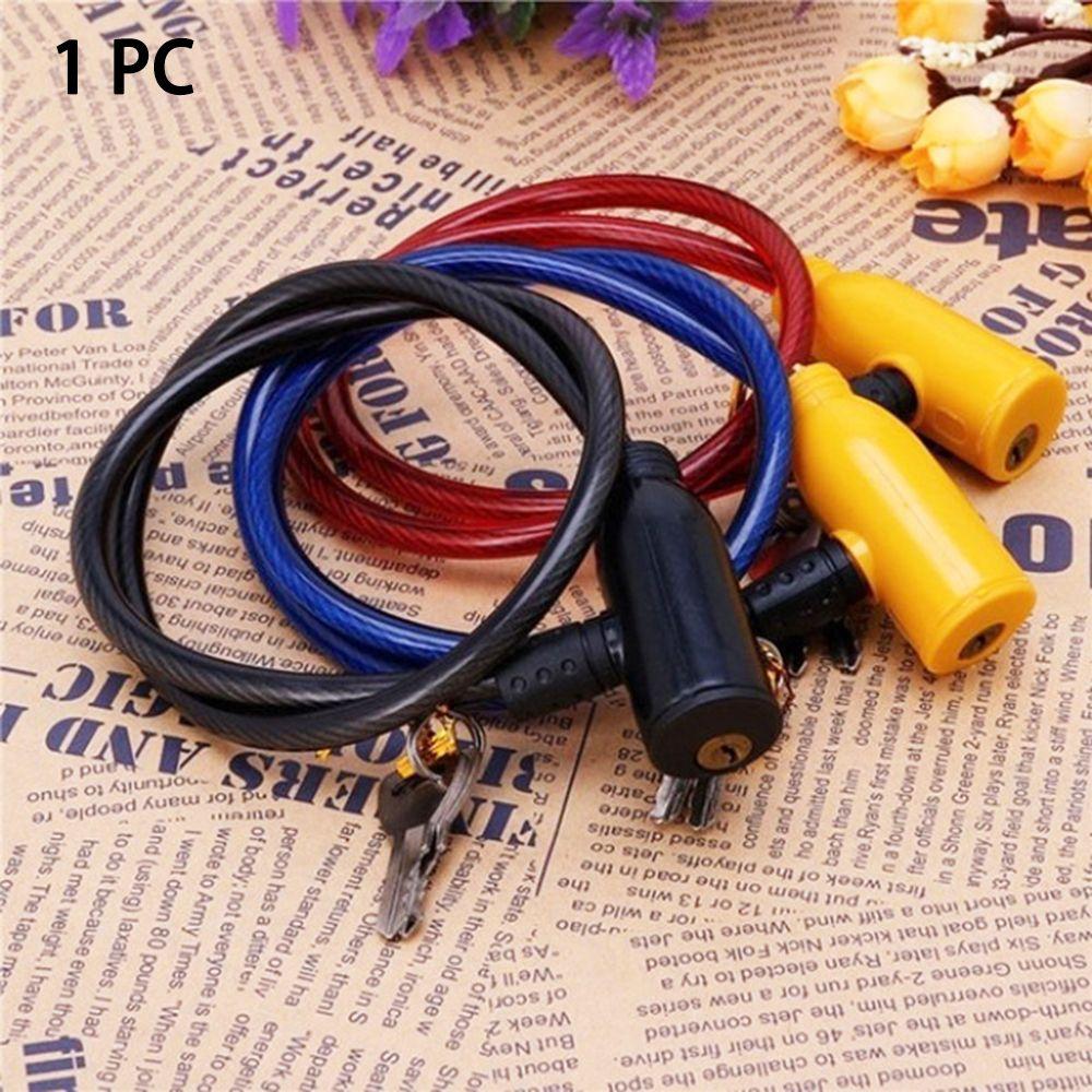 Portable Hot Steel Chain Security Bike Cable Anti-Theft Scooter Safety Bicycle Lock Cycling