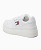 Tommy Jeans Meg Платформа Кожаные Кроссовки - Белый (T52F1Arsc54Jt1Ybs)